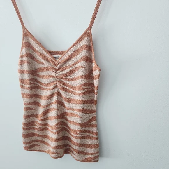Anthropoligie Metallic Knit Tank Top - Picture 3 of 7